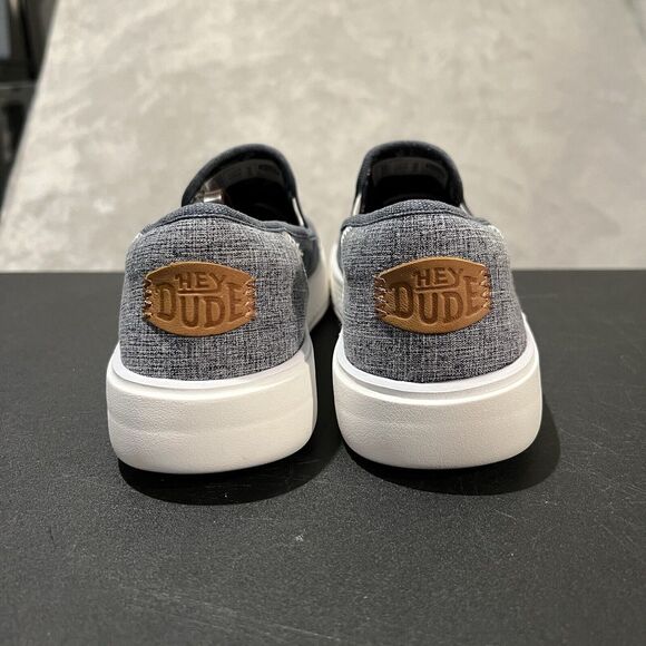 Hey Dude Sunapee M Craft Men's 9 Blue Slip On Comfort Sneakers - Picture 5 of 10